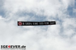 Banner über Mainz In Europa kennt euch keine Sau