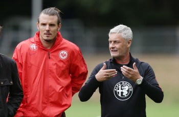 Alexander Meier und Trainer Armin Veh pflegten ein enges Verhältnis.