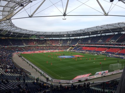 Stätte des ersten Erfolges der SGE in Hannover nach 28 Jahren: die HDI Arena, Hannover