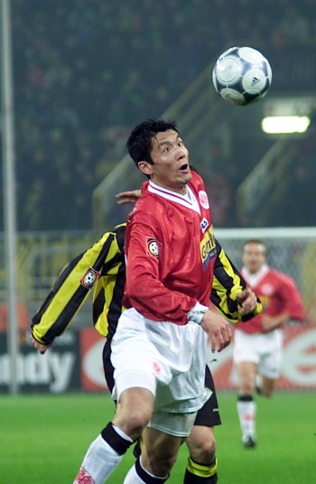 Chen Yang erzielte gegen Wolfsburg einen Doppelpack.