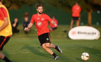 Ihn legte am Donnerstag eine Erk&auml;ltung flach. Mittelfeldtalent Marc Stendera.