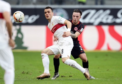 Die Stuttgarter kamen immer wieder über die Seite von Neuling Yanni Regäsel gefährlich nach vorne