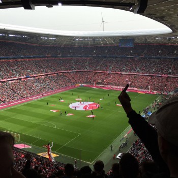 Der Fanblock ist wieder voll! 