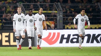 Enttäuschung bei der SGE nach der Niederlage im Hinspiel