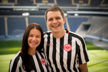 Die glücklichen Gewinner Anja Nagelschmidt und Philipp Frank