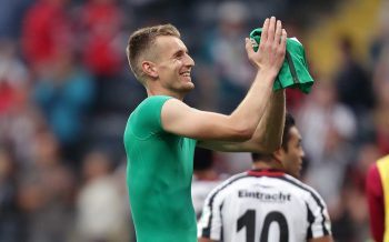 Lukas Hradecky nach dem Sieg gegen Leverkusen