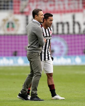 Zwei Gesichter, die f&uuml;r den Aufschwung der Eintracht stehen: Niko Kovac und Marco Fabi&aacute;n. 