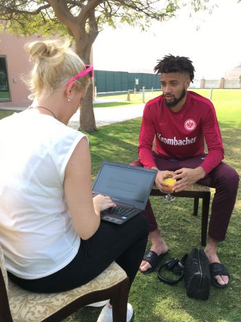 Michael Hector nahm sich die Zeit, um mit SGE4EVER.de über das vergangene halbe Jahr, den Unterschied zum englischen Fußball und seine Zukunft zu sprechen.
