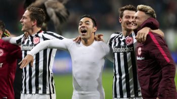 Wie im Hinspiel: so soll es auch nach der Partie bei der SGE aussehen...