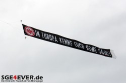 Banner über Mainz In Europa kennt euch keine Sau
