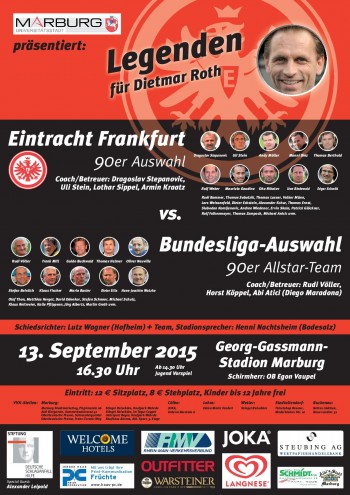 Viele ehemalige Bundesliga-Stars haben für das Spiel zugunsten von Dietmar Roth zugesagt
