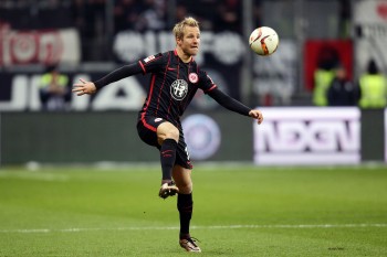 Zog sich gestern gegen den 1.FSV Mainz 05 eine Schädelprellung zu: Eintracht-Mittelfeldspieler Stefan Aigner.
