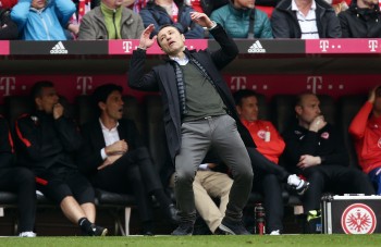Ärgerte sich zwar über einige Szene, sah aber auch viel positives: Eintracht-Trainer Niko Kovac.