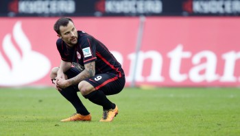 Bekommt trotz zuletzt schwacher Leistungen Rückendeckung von Trainer Niko Kovac: Eintracht-Stürmer Haris Seferovic. 