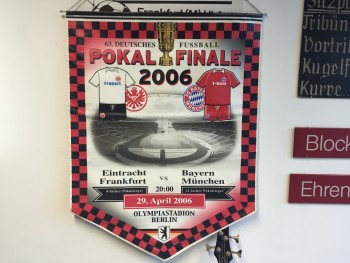 Die Erinnerungen an das Pokalfinale 2006 kann man im Eintracht Museum auffrischen.
