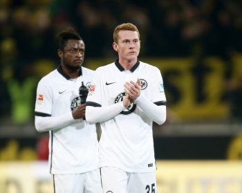Bei der 1:4-Niederlage in Dortmund im Dezember 2015 wurde Rinderknecht in der 85. Minute eingewechselt. Es blieb sein einziger Bundesligaeinsatz für die SGE.