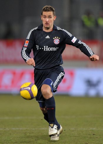 Miroslav Klose war von 2008 bis 2011 auch für den FC Bayern München tätig.