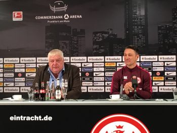 Niko Kovac zeigte sich auf der heutigen Pressekonferenz gut gelaunt.