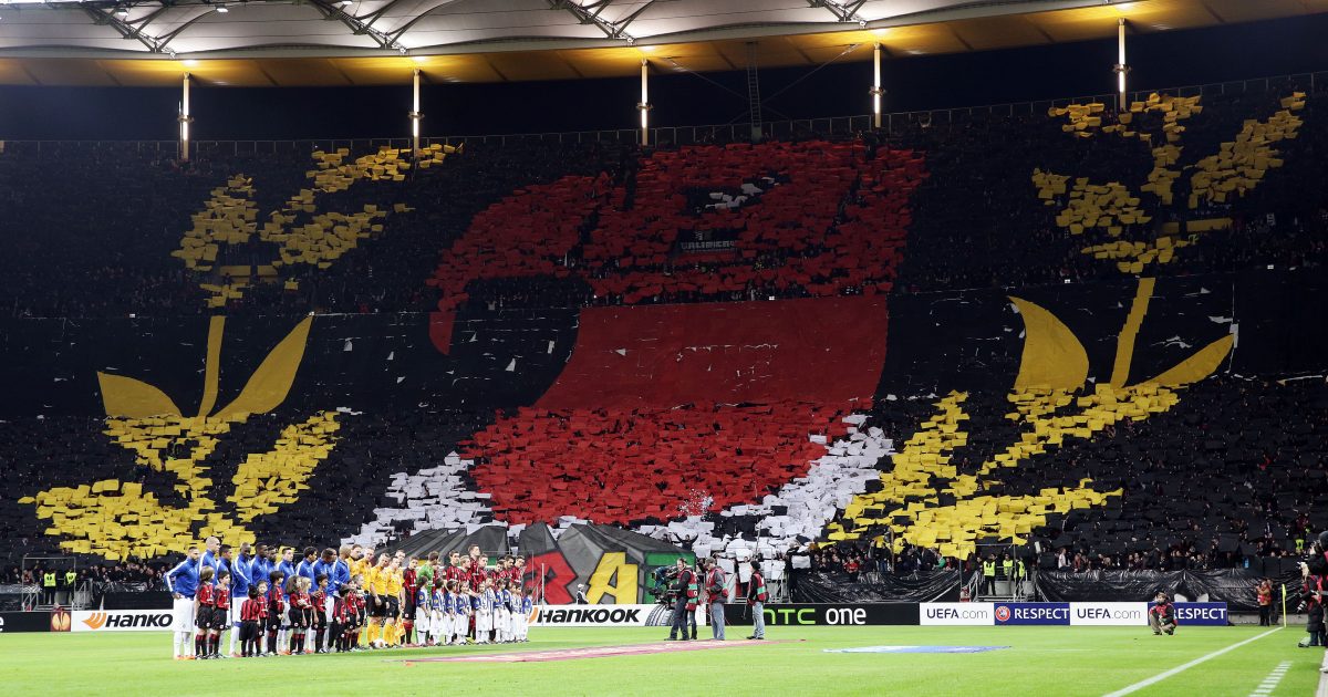  Auch in dieser Europa League-Saison denken sich die Fans der SGE überragende Choreografien aus.