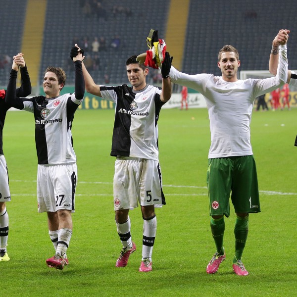04.12.2013, Fussball, DFB-Pokal, Eintracht Frankfurt - SV Sandhausen