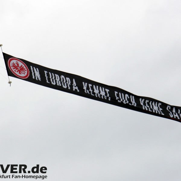 Banner über Mainz In Europa kennt euch keine Sau