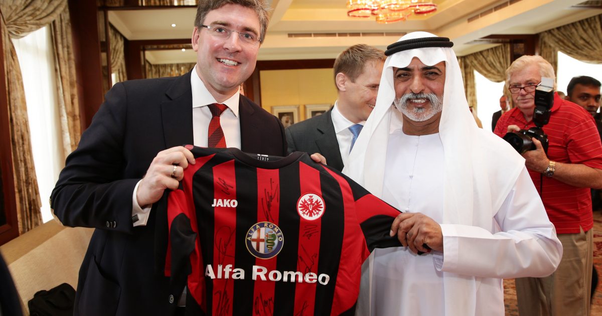 13.01.2014, Fussball, Trainingslager Eintracht Frankfurt in Abu Dhabi - Tag 6