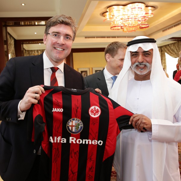 13.01.2014, Fussball, Trainingslager Eintracht Frankfurt in Abu Dhabi - Tag 6