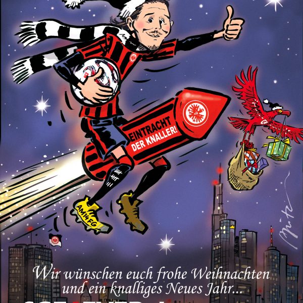 SGE4-X-mas Weihnachten Silvester Apitz Eintracht Comic