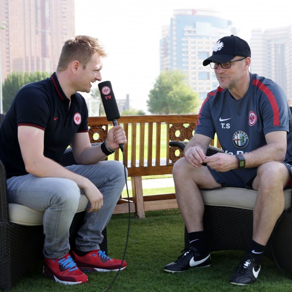 15.01.2015, Fussball, Trainingslager Eintracht Frankfurt in Abu Dhabi - Tag 3