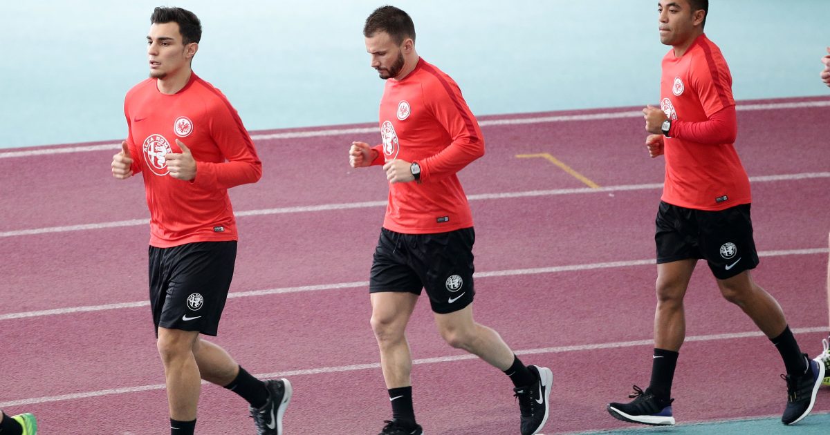 Die Neuzugänge durften heute direkt mit einem Laktattest starten.