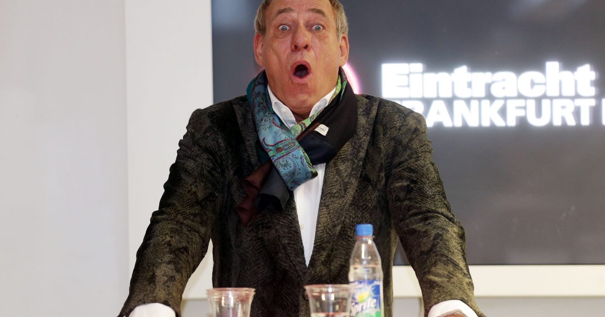 Ein Mann klarer Worter. SGE-Präsident Peter Fischer.