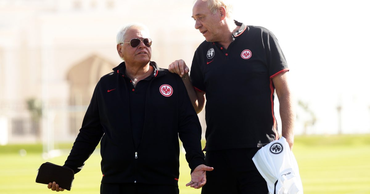 Wolfgang Steubing (links) ist auch dank Peter Fischer (rechts) im Aufsichtsrat von Eintracht Frankfurt.
