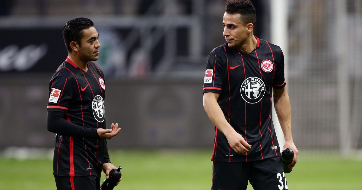 Zwei enttäuschte Neuzugänge: Änis Ben-Hatira und Marco Fabián nach dem Schlusspfiff 