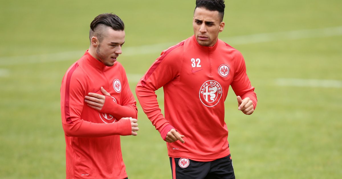 Trainierten heute schon mit der Mannschaft: Die Wintertransfers Yanni Regäsel und Unis Ben-Hatira