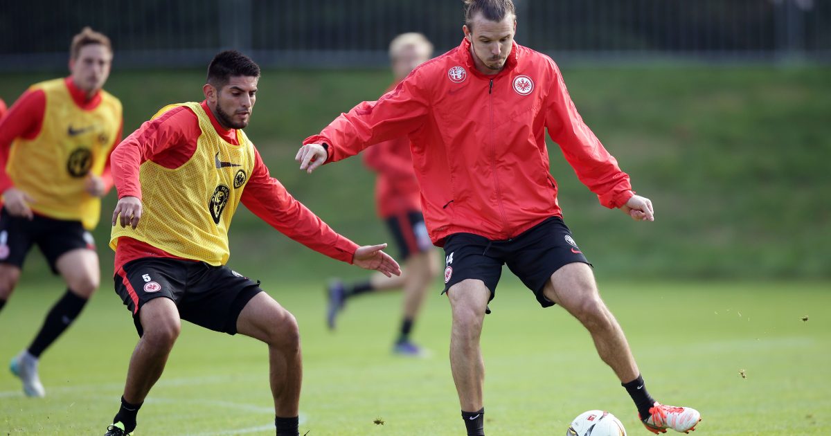 Fehlten beim heutigen Training: Carlos Zambrano (links) und Alex Meier (rechts).