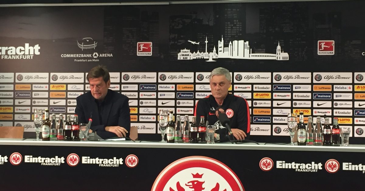 Armin Veh fordert Leistung von seiner Mannschaft: "Wir haben gut und sehr konzentriert trainiert. Das müssen wir am Spieltag rüberbringen." 