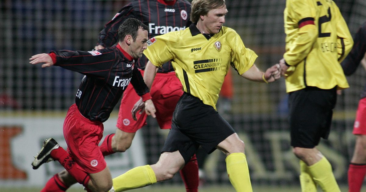 Ex-Adler Ansgar Brinkmann (Mitte) ist in Sorge um seine Eintracht.