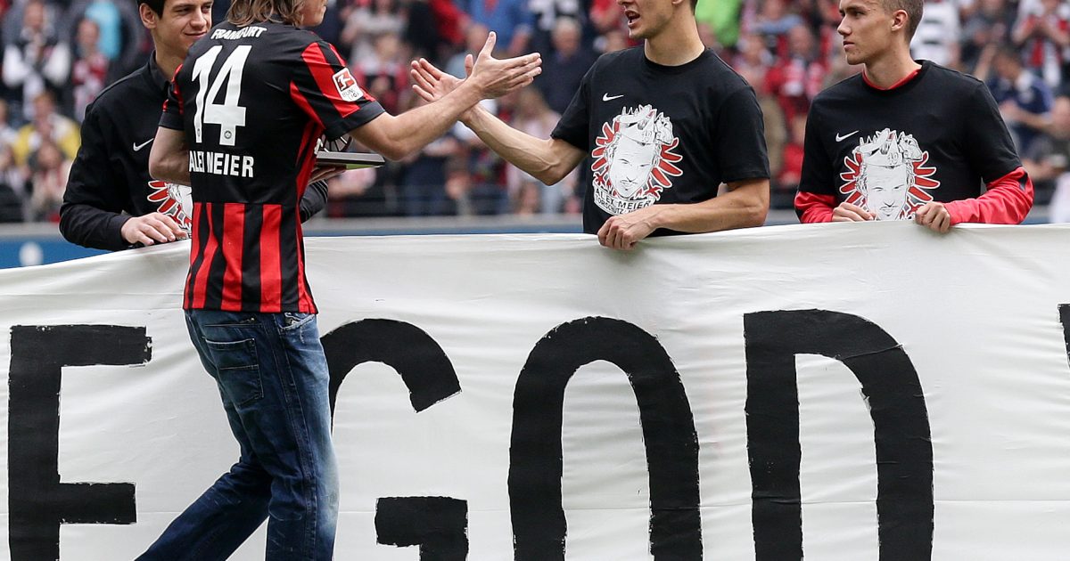 Wann kann Alex Meier die Jeans wieder gegen die kurze Sporthose austauschen?