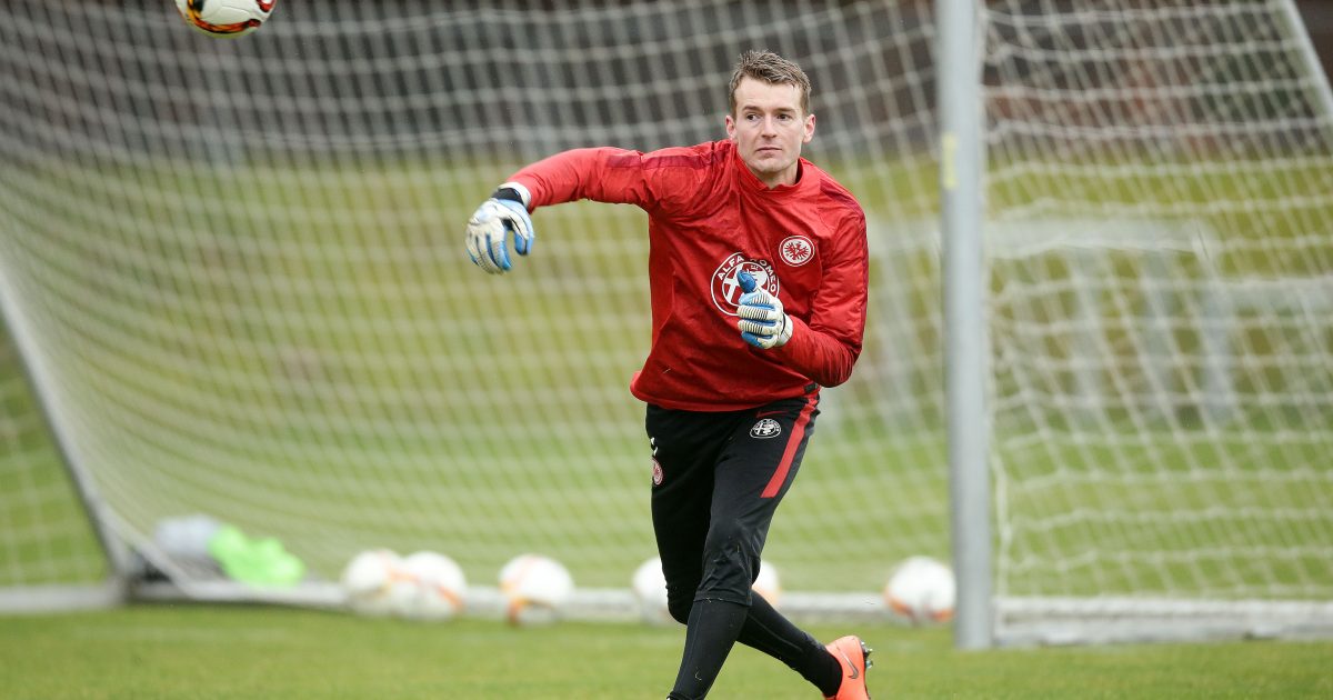 Musste das Training heute verletzungsbedingt abbrechen: Lukas Hradecky.