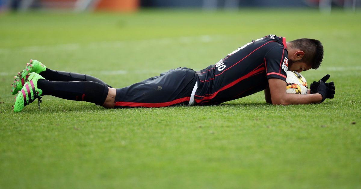 Wenn ein Bild mehr sagt als tausend Worte: Carlos Zambrano am Boden