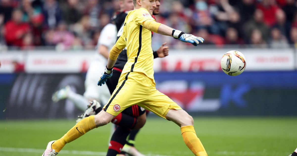Wurde von Eintracht-Abwehrchef Carlos Zambrano gelobt: Eintracht-Keeper Lukas Hradecky. 