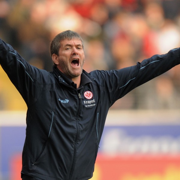 Friedhelm Funkel holte mit der Eintracht beim ersten Gastspiel der Hoffenheimer ein 1:1.