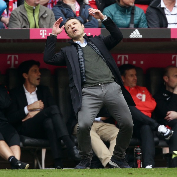 Ärgerte sich zwar über einige Szene, sah aber auch viel positives: Eintracht-Trainer Niko Kovac.