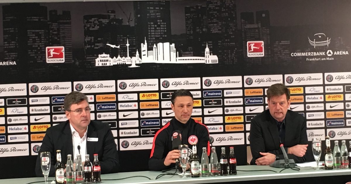 Axel Hellmann ging auf die Sicherheitsdebatte vor dem Spiel gegen Darmstadt ein.