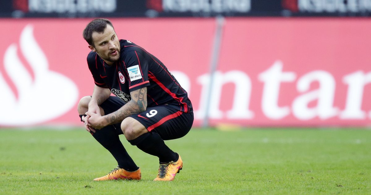 Bekommt trotz zuletzt schwacher Leistungen Rückendeckung von Trainer Niko Kovac: Eintracht-Stürmer Haris Seferovic. 