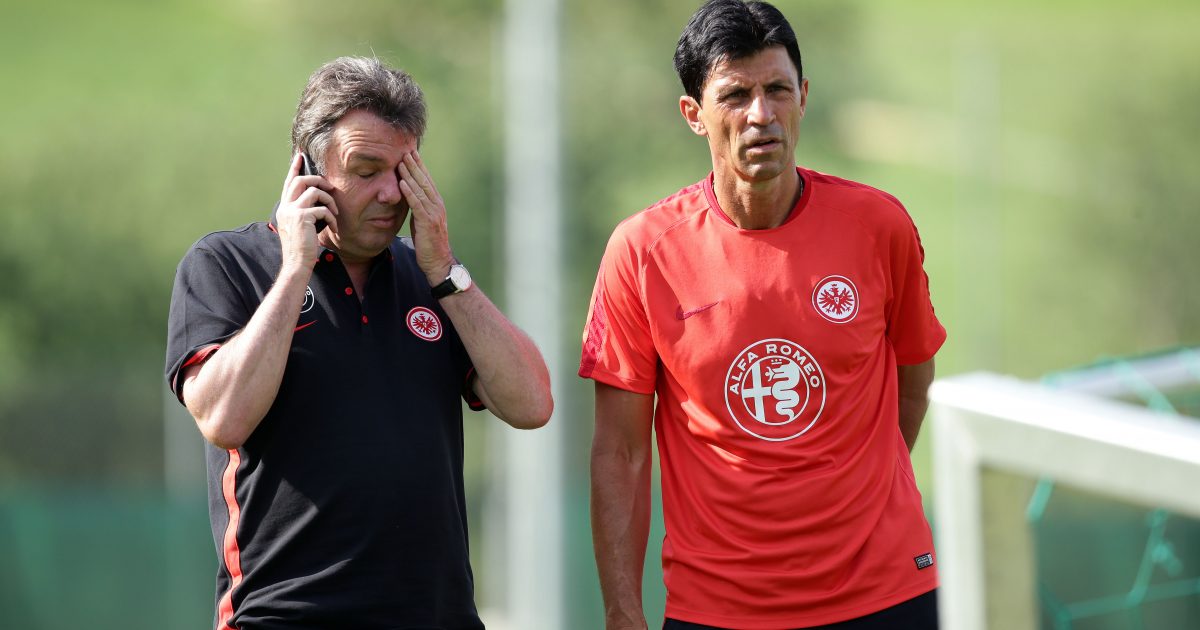 Köpfe der Krise: Vorstandsvorsitzender Heribert Bruchhagen und Sportdirektor Bruno Hübner