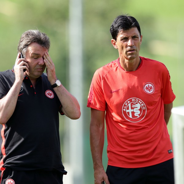 Köpfe der Krise: Vorstandsvorsitzender Heribert Bruchhagen und Sportdirektor Bruno Hübner