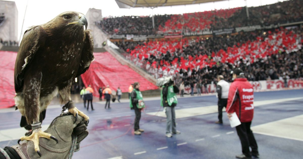 Der Anhang der Eintracht sorgte für eine einmalige Atmosphäre in Berlin.