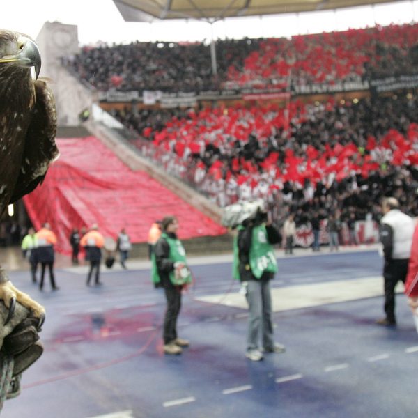 Der Anhang der Eintracht sorgte für eine einmalige Atmosphäre in Berlin.