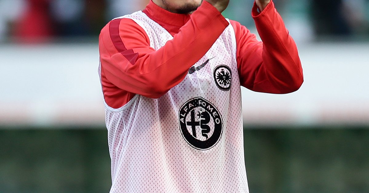 Alexander Meier nach dem Ende des Spiels in Bremen